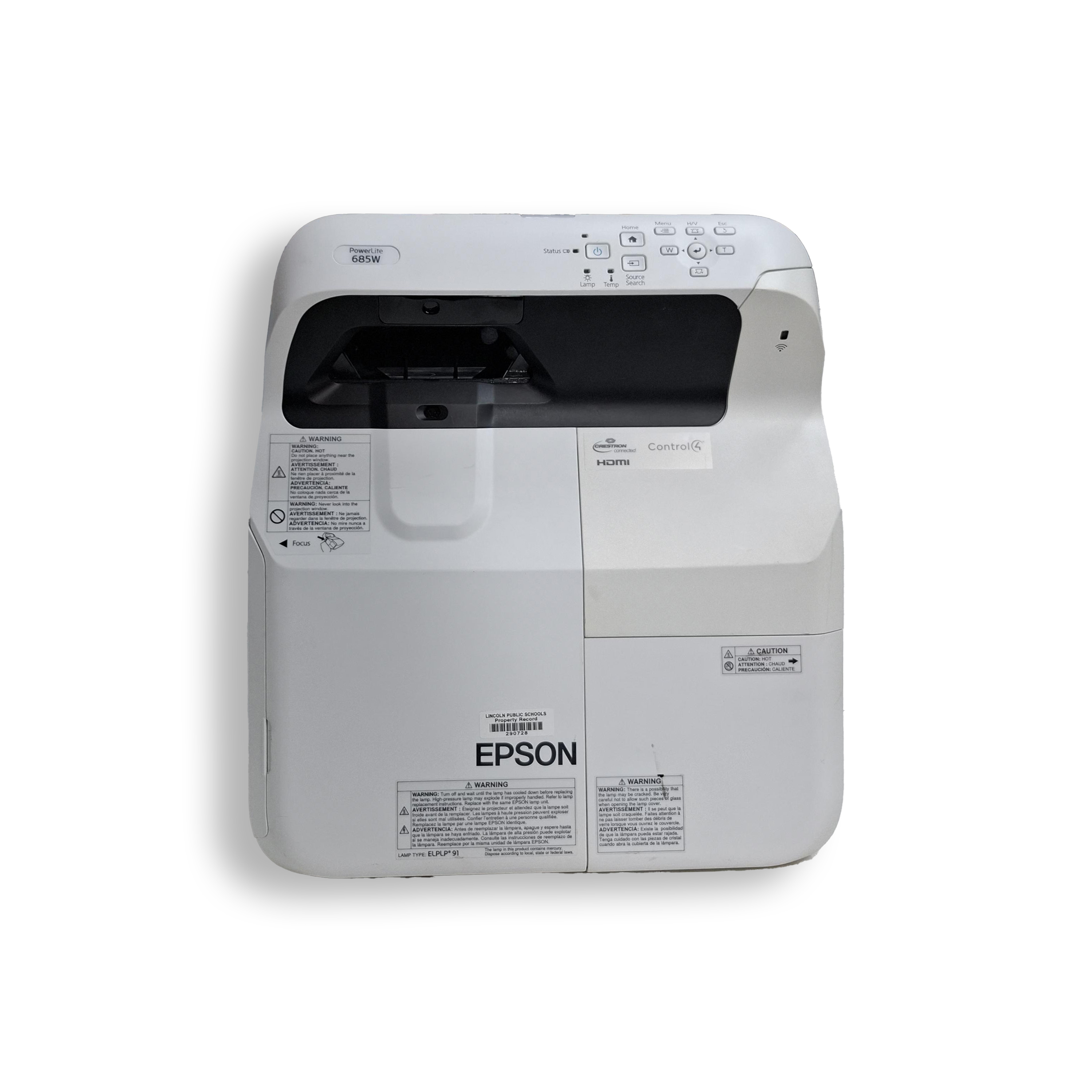 ویدئو پروژکتور اپسون مدل EPSON EB-685WT کارکرده (استوک)