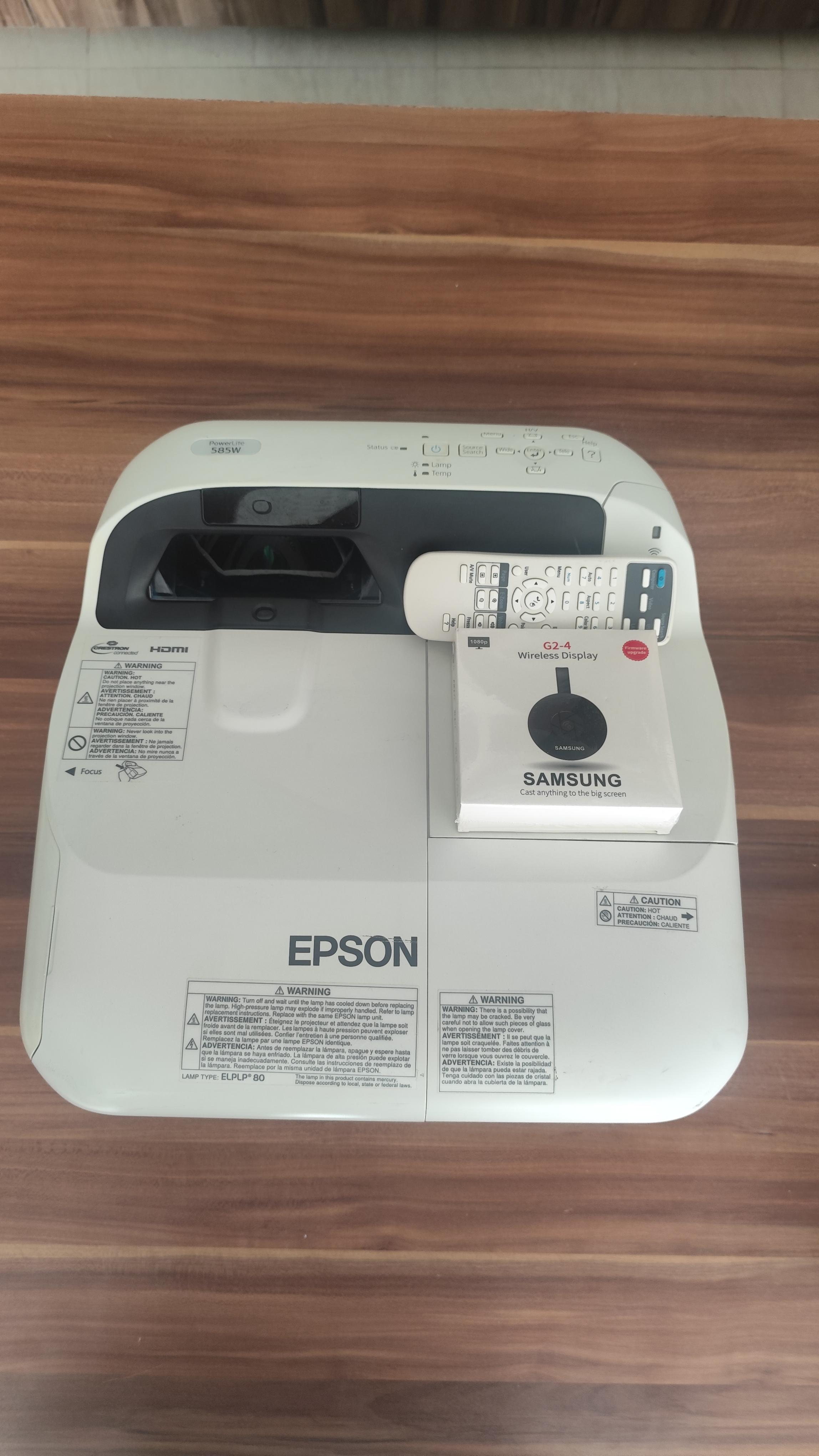 ویدئو پروژکتور اپسون مدل EPSON EB-585W کارکرده (استوک)